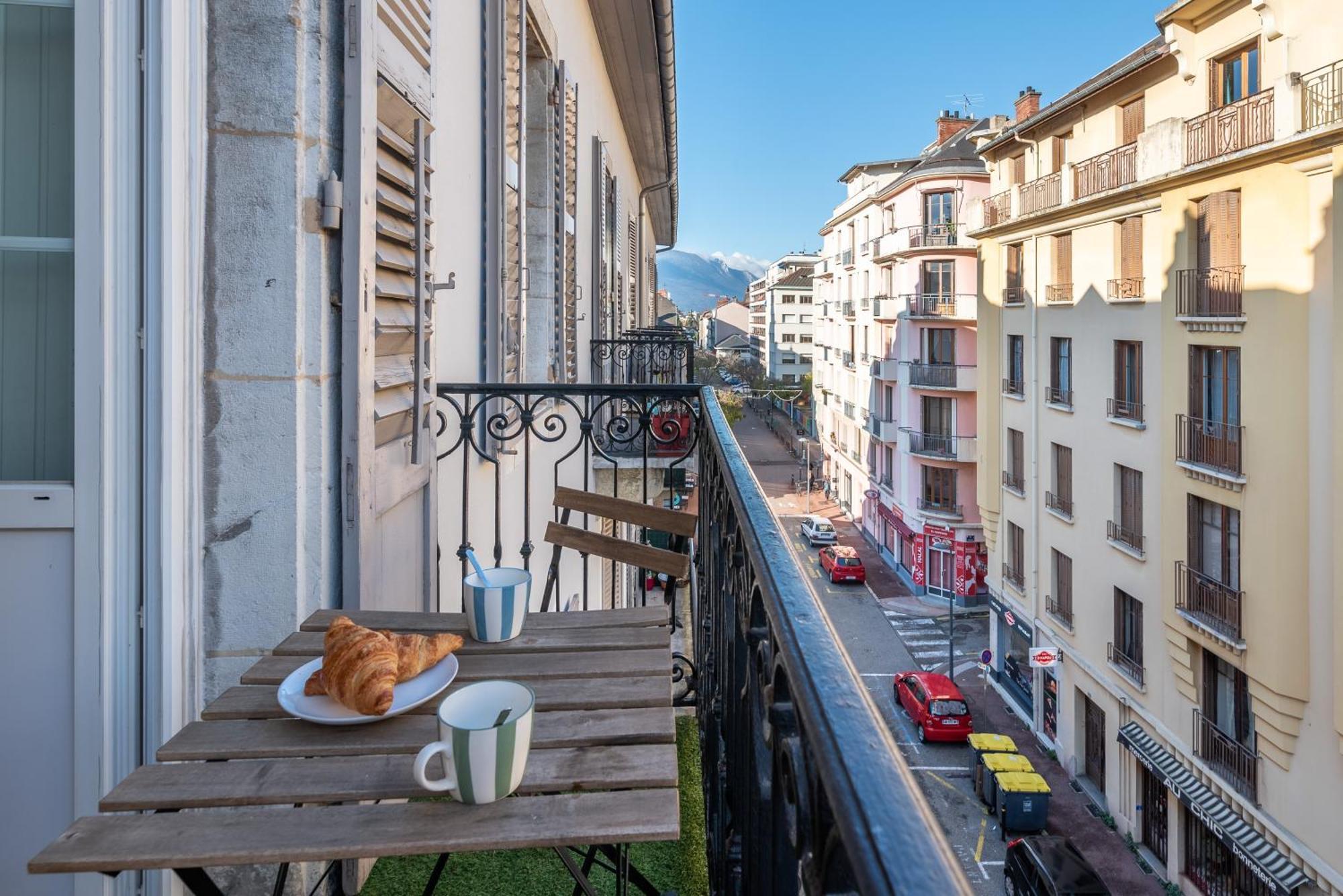 Appartement Spacieux Et Chaleureux Coeur De Ville Chambéry Buitenkant foto
